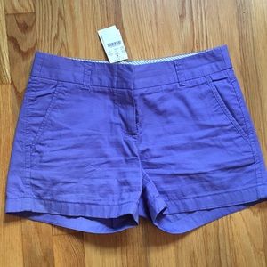 J. Crew purple shorts